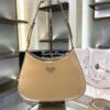 Replica Prada Cleo Brushed Leather Shoulder Bag with Strap Extension 1 11