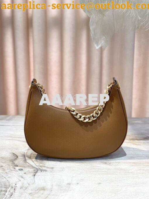 Replica Celine Medium Ava Chain In Smooth Calfskin 199583 Tan 3