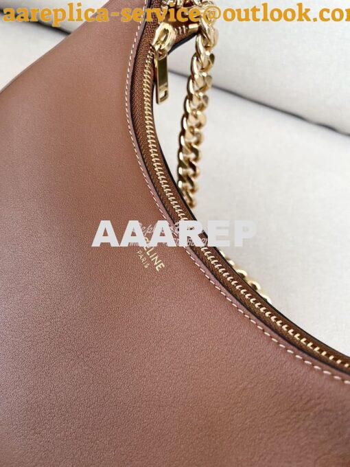 Replica Celine Medium Ava Chain In Smooth Calfskin 199583 Tan 6