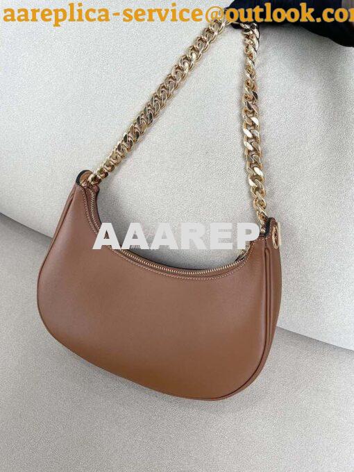 Replica Celine Medium Ava Chain In Smooth Calfskin 199583 Tan 12