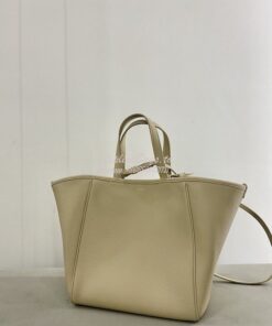 Replica Celine Small Folded Cabas In Grained Calfskin 194073 Oat 2