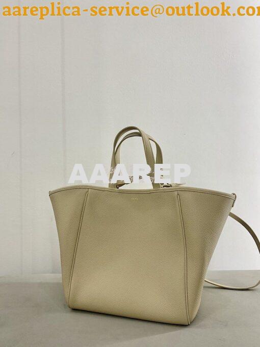 Replica Celine Small Folded Cabas In Grained Calfskin 194073 Oat 2