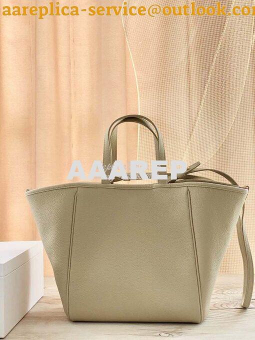 Replica Celine Small Folded Cabas In Grained Calfskin 194073 Oat 5