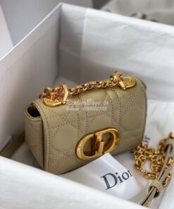 Replica Dior Micro Caro Bag in Beige Supple Cannage Calfskin S2022 2