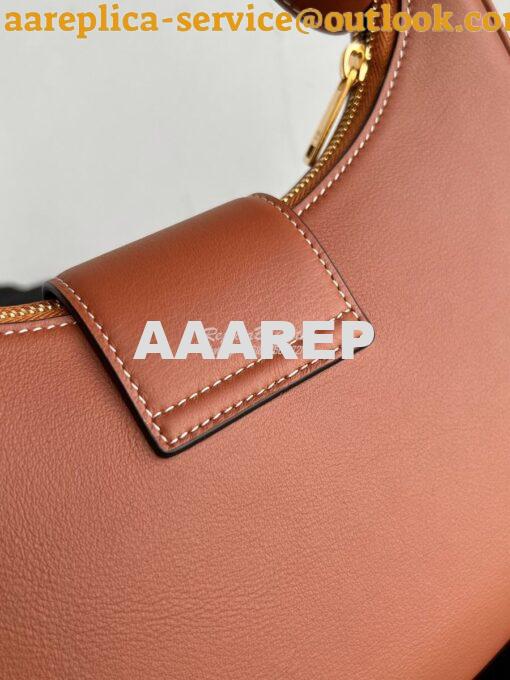 Replica Celine Medium Ava Triomphe Bag In Smooth Calfskin 114493 Tan 11