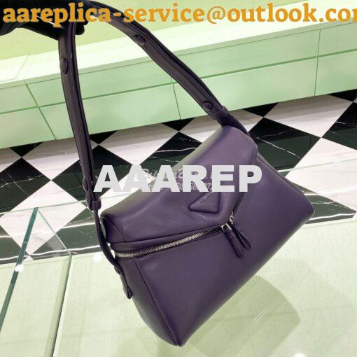 Replica Prada Signaux Bag Padded Nappa Leather 1BC165 Violet