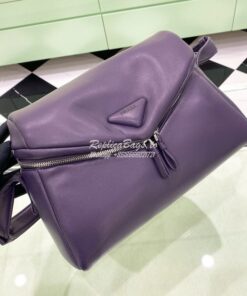 Replica Prada Signaux Bag Padded Nappa Leather 1BC165 Violet 2