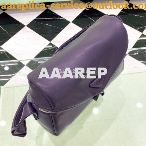 Replica Prada Signaux Bag Padded Nappa Leather 1BC165 Violet 6