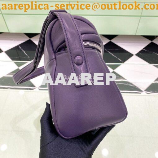 Replica Prada Signaux Bag Padded Nappa Leather 1BC165 Violet 8