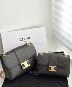 Replica Celine Teen Victoire Bag In Triomphe Canvas 116592