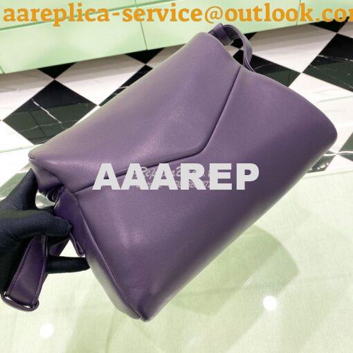 Replica Prada Signaux Bag Padded Nappa Leather 1BC165 Violet 9