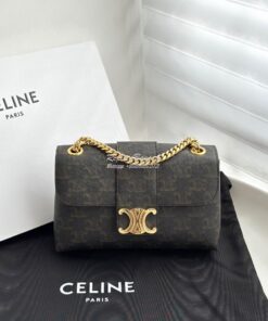 Replica Celine Teen Victoire Bag In Triomphe Canvas 116592 2