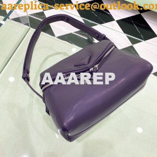 Replica Prada Signaux Bag Padded Nappa Leather 1BC165 Violet 11