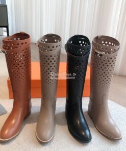 Replica Hermes Jumping Boot in perforated Heritage calfskin H231241Z L