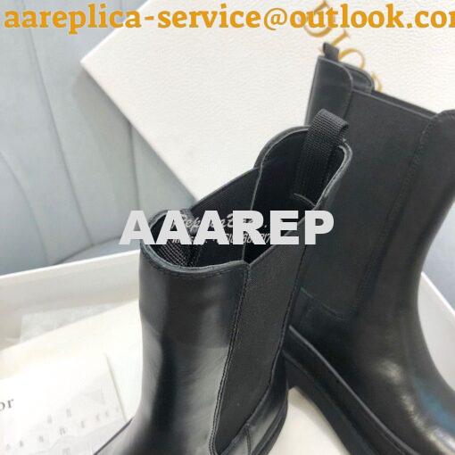 Replica Dior Trial Ankle Boot Black Calfskin KCI712V 9