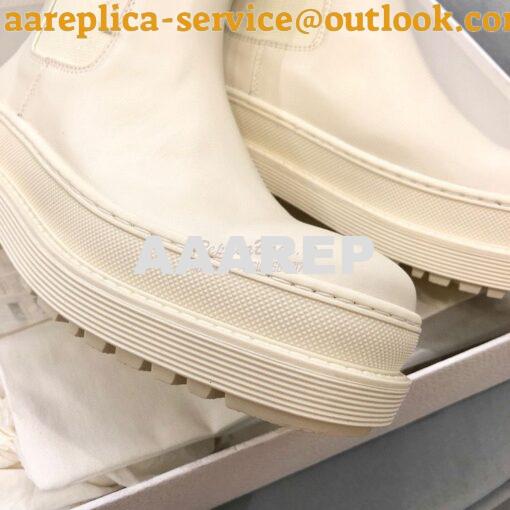 Replica Dior Trial Ankle Boot White Calfskin KCI712V 7