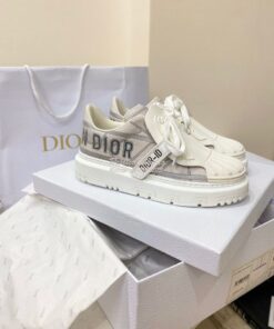 Replica DiorID Sneaker Gray Reflective Technical Fabric KCK309