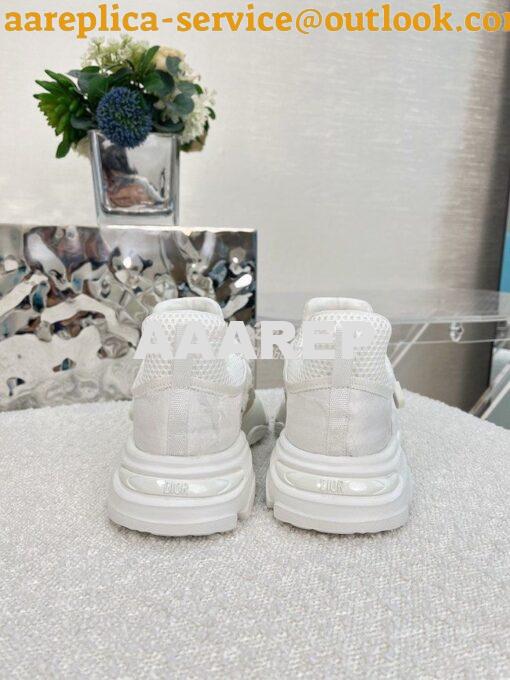 Replica Dior D-Wander Sneaker White Camouflage Technical Fabric KCK299 7