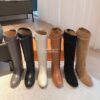 Replica Hermes Jumping Boot in Suede Goatskin H042138Z Beige 12