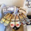 Replica Dior Granville Espadrille Multicolour D-Stripes Embroidered Co 9