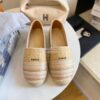 Replica Dior Granville Espadrille Dark Nude D-Stripes Embroidered Cott 10