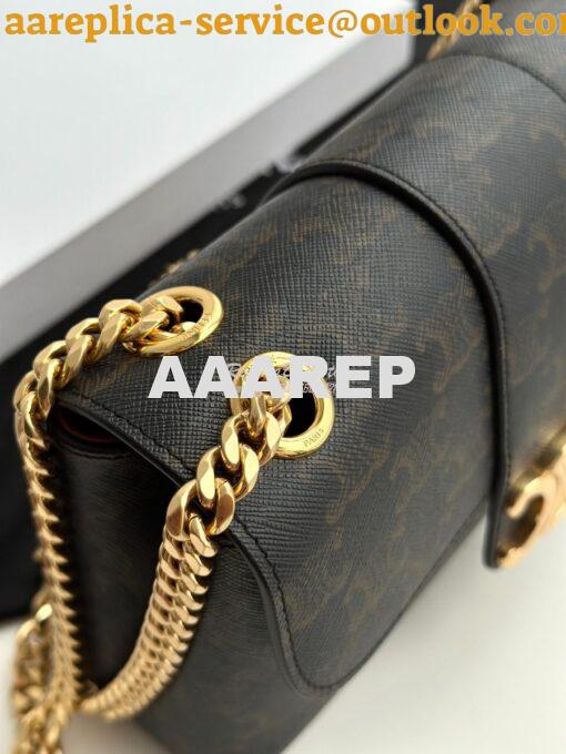 Replica Celine Teen Victoire Bag In Triomphe Canvas 116592 7