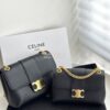 Replica Celine Teen Victoire Bag In Supple Calfskin 116593 Brown Sepia 16