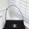 Replica Celine Medium Lola Bag In Shiny Calfskin 115533 White 15