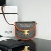 Replica Celine Besace Triomphe In Shiny Calfskin 110413B Nude 15