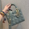 Replica Dior Medium DiorDouble Bag Cognac Calfskin M8641 11