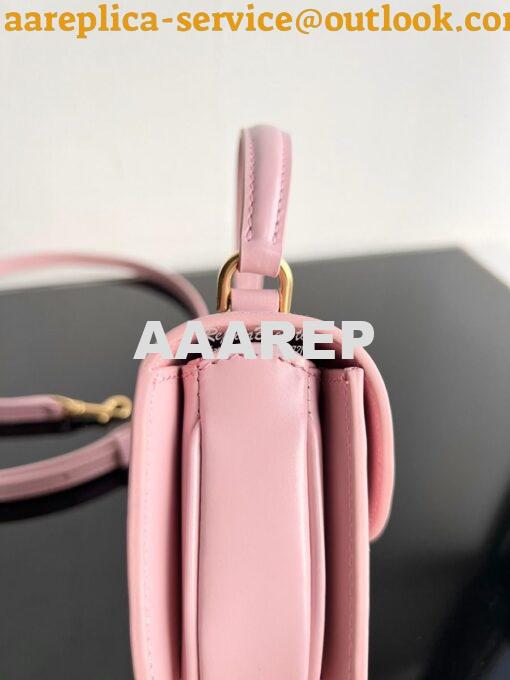 Replica Celine Mini Besace Clea In Shiny Calfskin 10L063 Rose 10