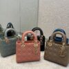 Replica Dior Lady Dior My ABCdior Lambskin Bag with Tonal Enamel Charm 11