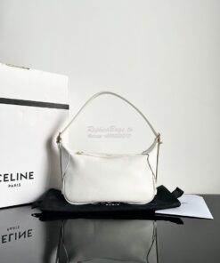 Replica Celine Mini Romy In Supple Calfskin 10K123 White