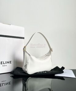 Replica Celine Mini Romy In Supple Calfskin 10K123 White 2