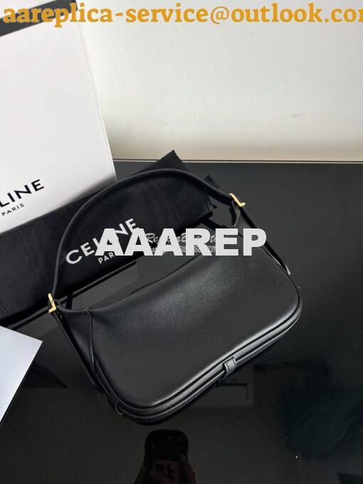 Replica Celine Mini Romy In Supple Calfskin 10K123 Black 3