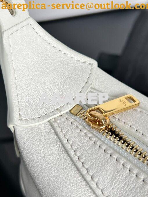 Replica Celine Mini Romy In Supple Calfskin 10K123 White 10