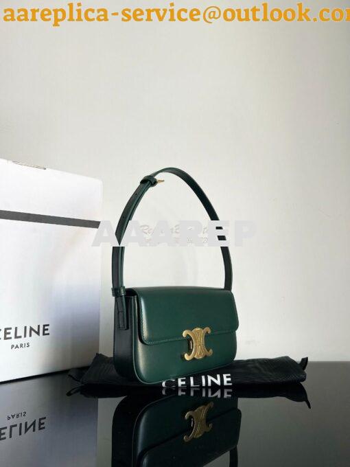 Replica Celine Triomphe Shoulder Bag In Shiny Calfskin 194143 Amazon 2