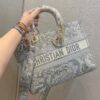 Replica Dior Large Lady D-Lite Bag Blue Toile de Jouy Reverse Embroide 10