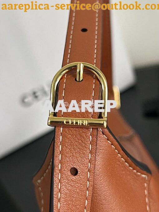 Replica Celine Mini Romy In Supple Calfskin 10K123 Tan 8