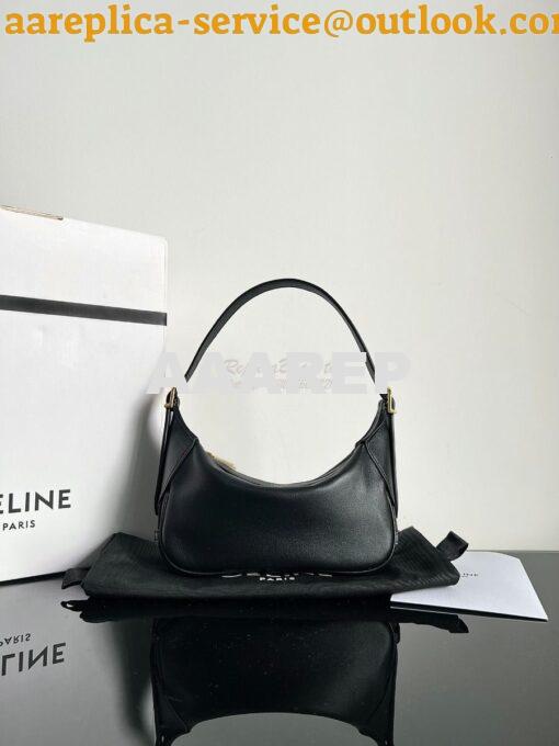 Replica Celine Mini Romy In Supple Calfskin 10K123 Black 16