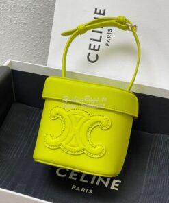 Replica Celine Small Box Cuir Triomphe In Smooth Calfskin 199263 Anis