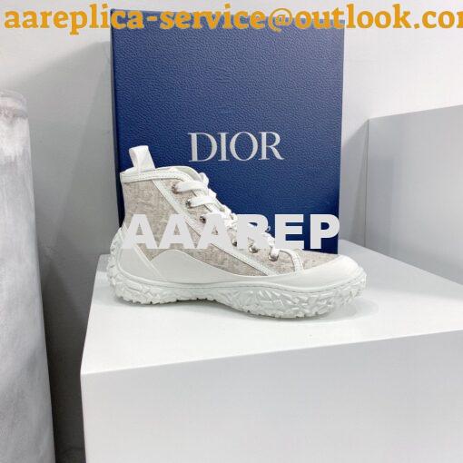 Replica Dior B28 Men/Women High-Top Sneaker Off-White Oblique Jacquard