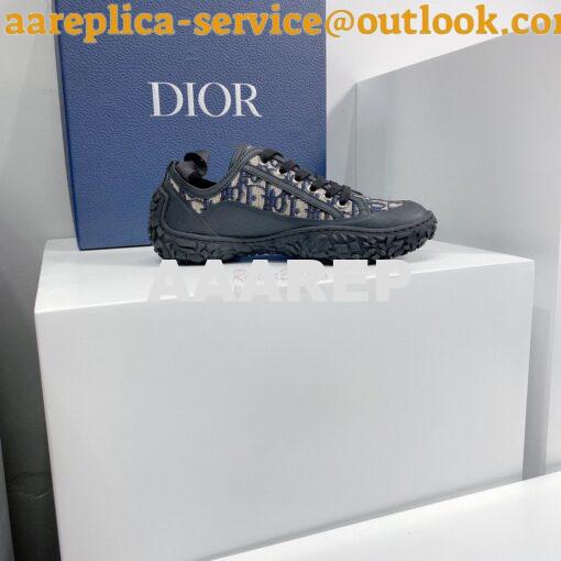 Replica Dior B28 Men/Women Low-Top Sneaker Beige and Black Dior Obliqu 6