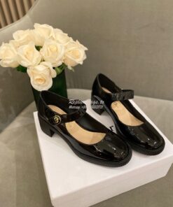 Replica Dior D-Doll Pump Black Shiny Calfskin KCP909 2