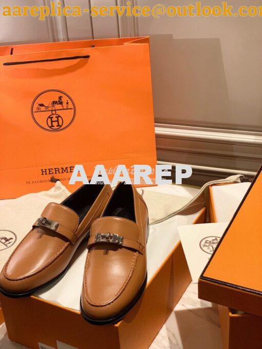 Replica Hermes Destin Loafer in calfskin with Blake stitched sole H212