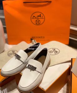 Replica Hermes Destin Loafer in calfskin with Blake stitched sole H212 2