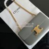 Replica Celine Chain Shoulder Bag Triomphe In Shiny Calfskin 197993 Bl 15