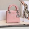 Replica Dior Crocodile Leather Mini Lady Dior Bag with Crystals in Bla 10