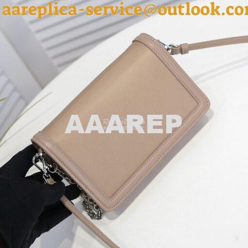 Replica Prada Nylon And Leather Mini-bag 1BP019 Beige 9