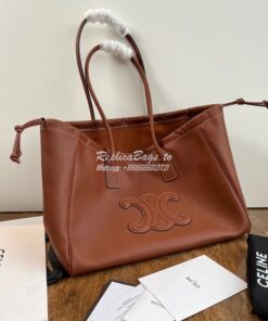 Replica Celine Cabas Drawstring Cuir Triomphe In Smooth Calfskin 19997 2